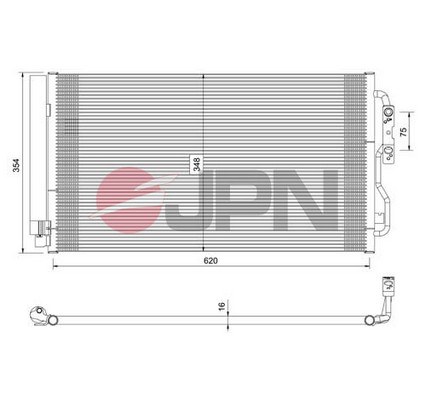 Skraplacz klimatyzacji JPN 60C9088-JPN