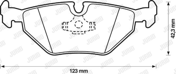 Klocki hamulcowe JURID 571532J