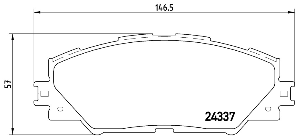 Klocki hamulcowe BREMBO P 83 071X