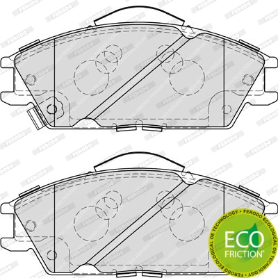 Klocki hamulcowe FERODO FDB4076