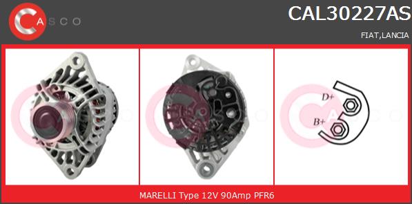 Alternator CASCO CAL30227AS