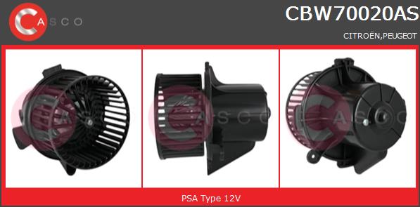 Wentylator wnętrza CASCO CBW70020AS