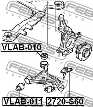 Tuleja wahacza FEBEST VLAB-010