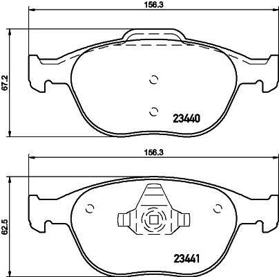 Klocki hamulcowe HELLA 8DB 355 009-561