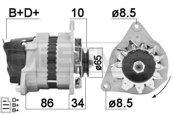 Alternator ERA 210343A