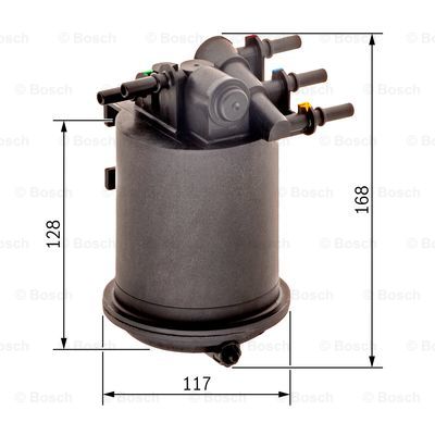 Filtr paliwa BOSCH 0 450 906 461