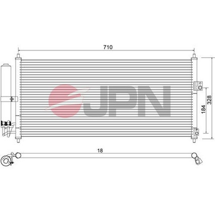 Skraplacz klimatyzacji JPN 60C9109-JPN