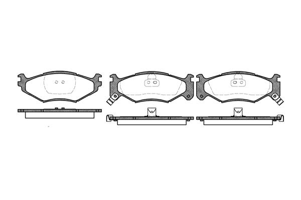 Klocki hamulcowe REMSA 0483.02
