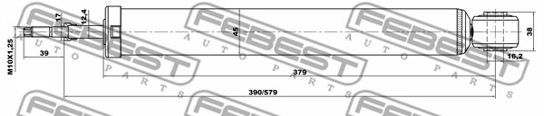Amortyzator FEBEST 12650961R