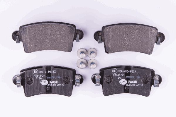 Klocki hamulcowe HELLA 8DB 355 009-421