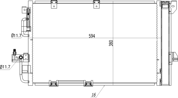 Skraplacz klimatyzacji HART 611 203