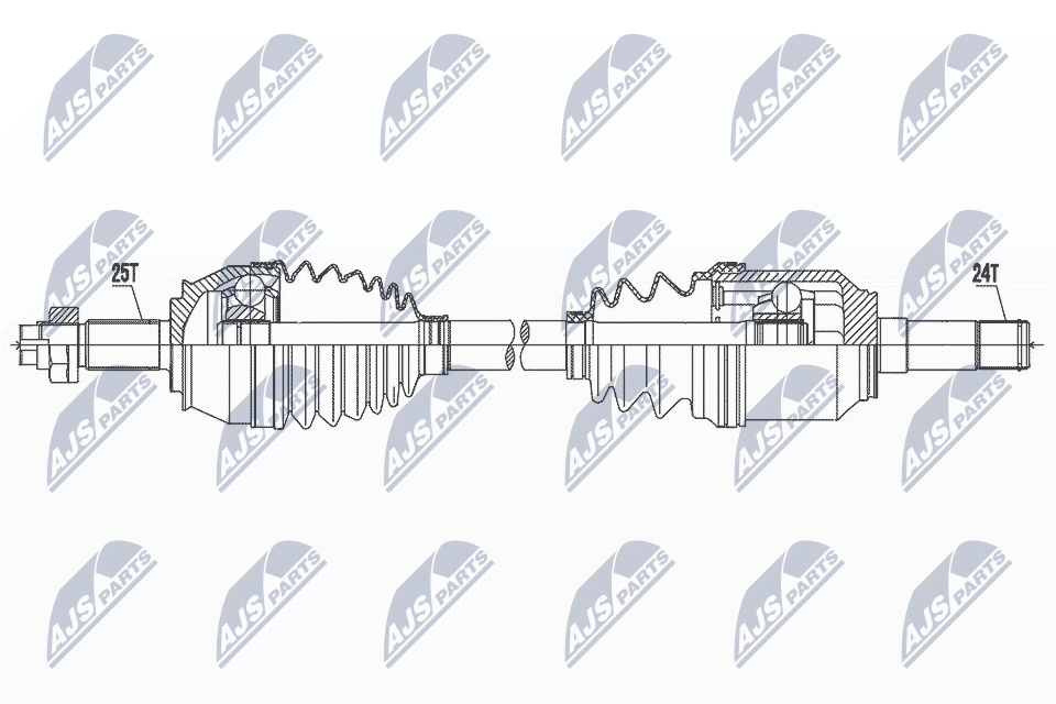 Filtr sadzy / filtr cząstek stałych, układ wydechowy NTY DPF-TY-001