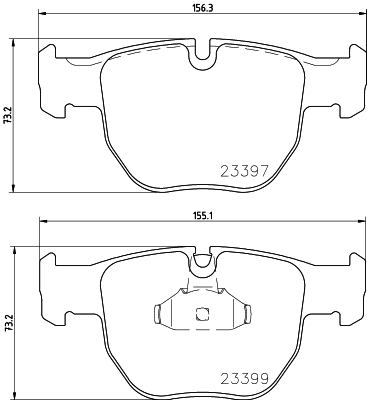 Klocki hamulcowe HELLA 8DB 355 009-301