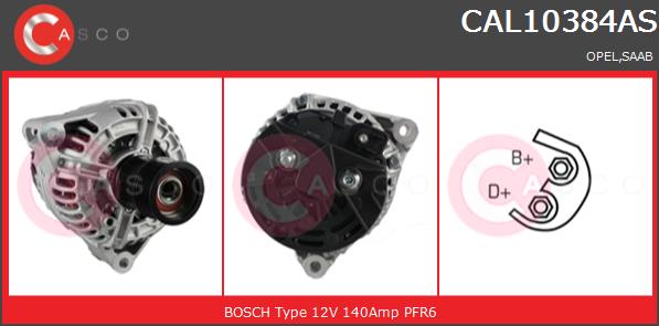 Alternator CASCO CAL10384AS