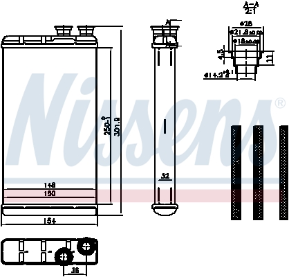 Nagrzewnica NISSENS 727210