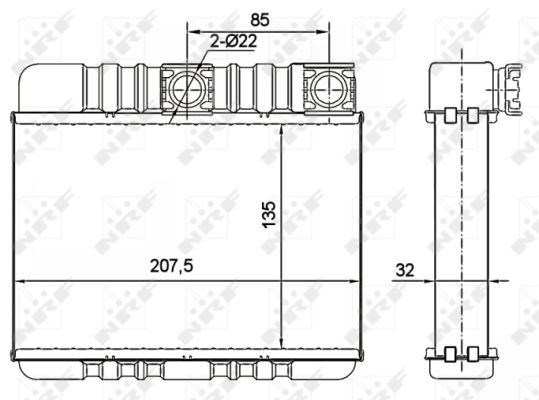 Nagrzewnica NRF 54277