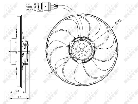 Wentylator NRF 47393