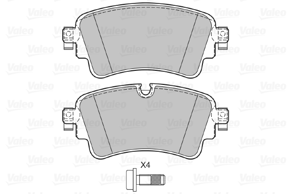 Klocki hamulcowe VALEO 601497