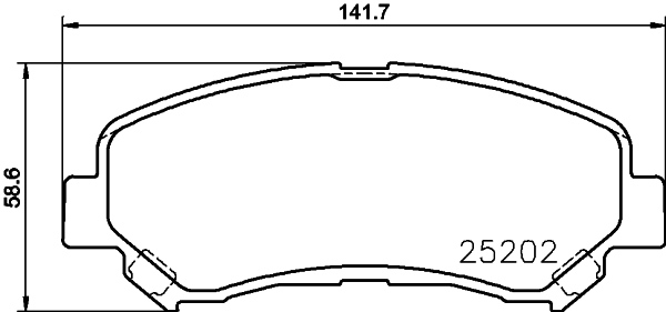 Klocki hamulcowe HELLA PAGID 8DB 355 015-911