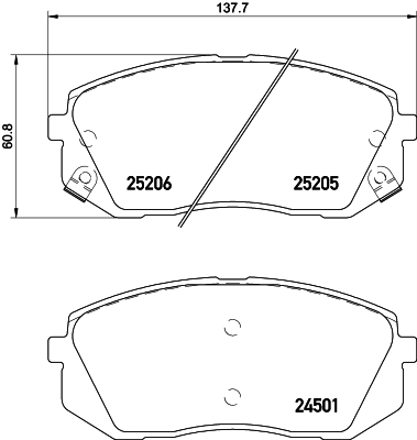 Klocki hamulcowe HELLA 8DB 355 015-841