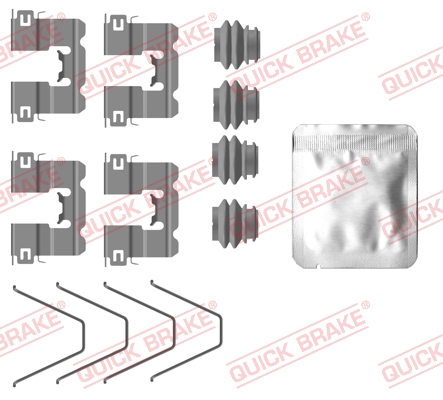 Zestaw akcesoriów montażowych  klocków hamulcowych QUICK BRAKE 109-0137