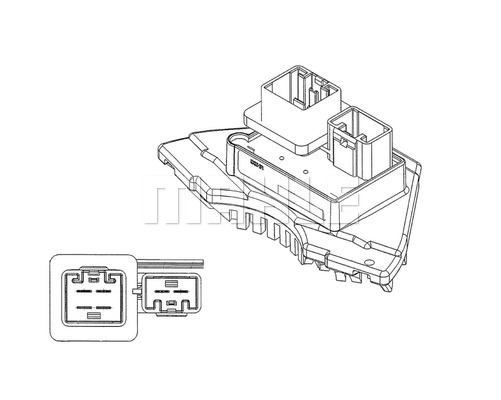 Regulator nawiewu MAHLE ABR 35 000P