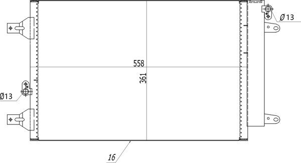 Skraplacz klimatyzacji HART 602 279