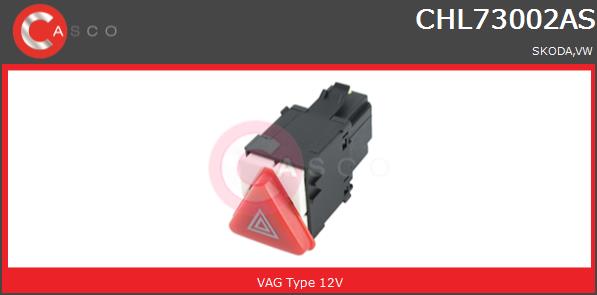 Włącznik świateł awaryjnych CASCO CHL73002AS