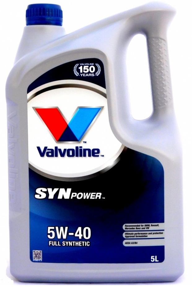 Olej silnikowy VALVOLINE 5W40SYN5