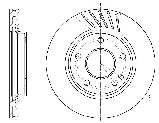 Tarcza hamulcowa REMSA 6527.10