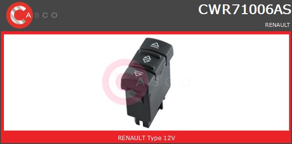 Przełącznik podnośnika szyby CASCO CWR71006AS