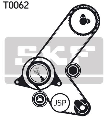 Zestaw paska rozrządu SKF VKMA 05208