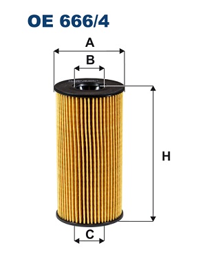 Filtr oleju FILTRON OE 666/4