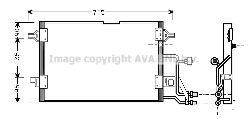 Skraplacz klimatyzacji AVA QUALITY COOLING AI5116