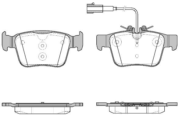 Klocki hamulcowe REMSA 1722.02