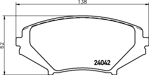 Klocki hamulcowe HELLA 8DB 355 010-881