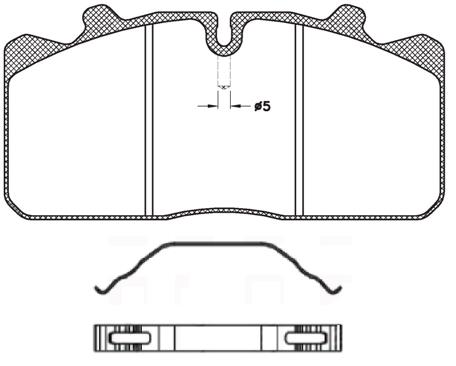 Klocki hamulcowe REMSA JCA 658.00