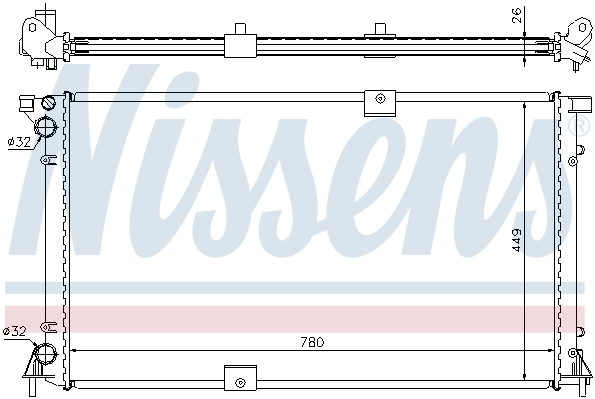 Chłodnica NISSENS 63818A