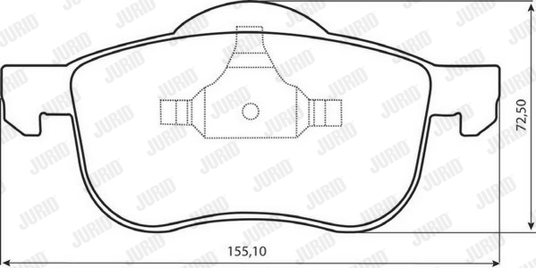 Klocki hamulcowe JURID 573003JC