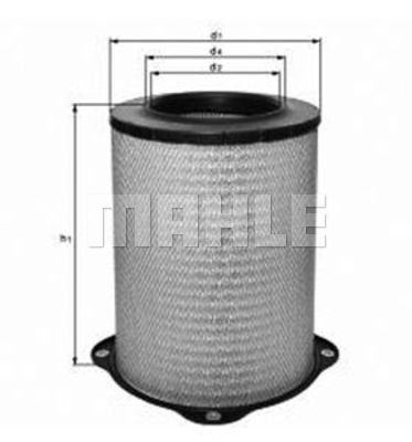 Filtr powietrza MAHLE LX 832