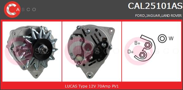 Alternator CASCO CAL25101AS