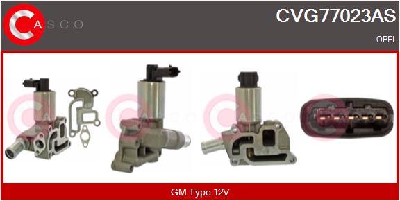 Zawór EGR CASCO CVG77023AS