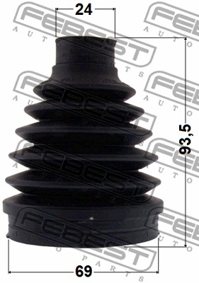 Zestaw osłon FEBEST 2115P-KUGR