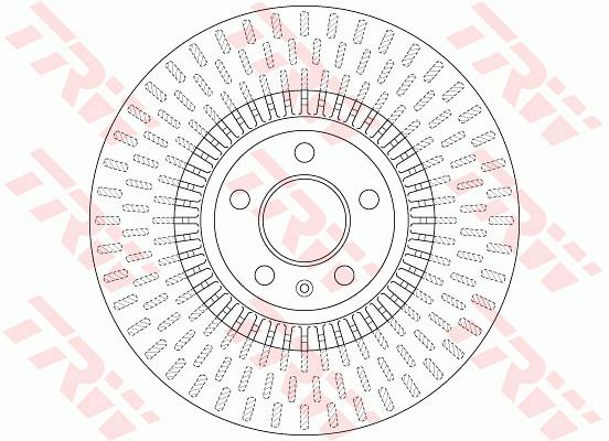 Tarcza hamulcowa TRW DF6216