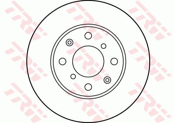 Tarcza hamulcowa TRW DF1436