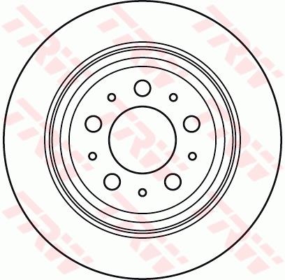 Tarcza hamulcowa TRW DF6048