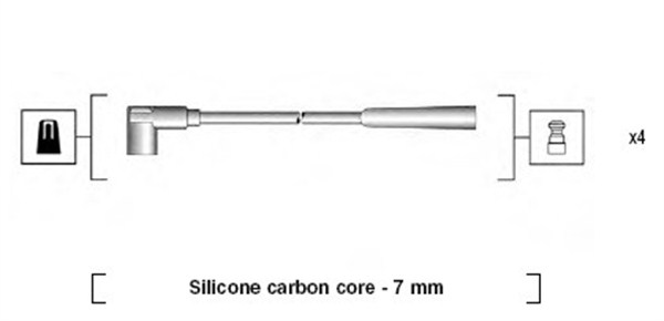 Przewody zapłonowe MAGNETI MARELLI 941085180570