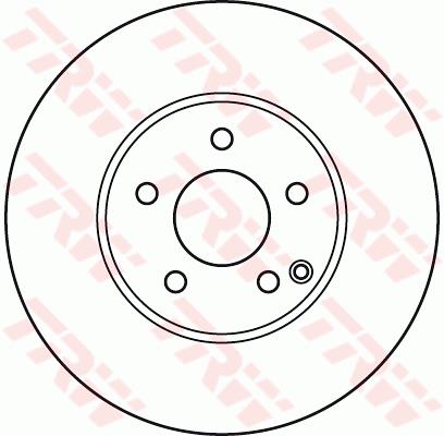 Tarcza hamulcowa TRW DF6078S