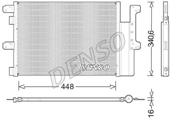 Skraplacz klimatyzacji DENSO DCN12102