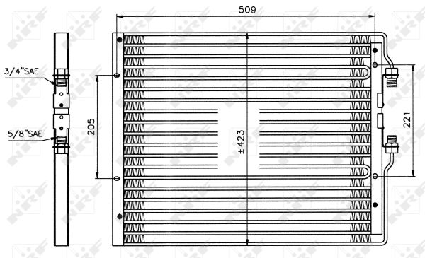 Skraplacz klimatyzacji NRF 35059
